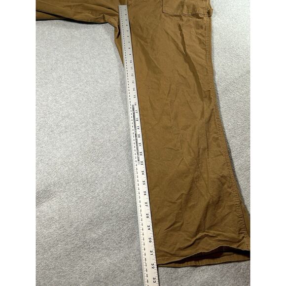 Lee Work wear Jeans Mens W36 L32 Carpenter Pants Brown Relaxed Straight Leg - Picture 6 of 16
